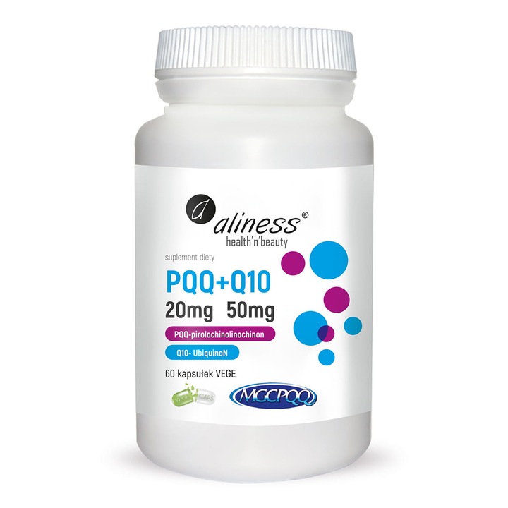 Aliness PQQ 20 mg + Q10 koenzim 50 mg kapszula, 60 db