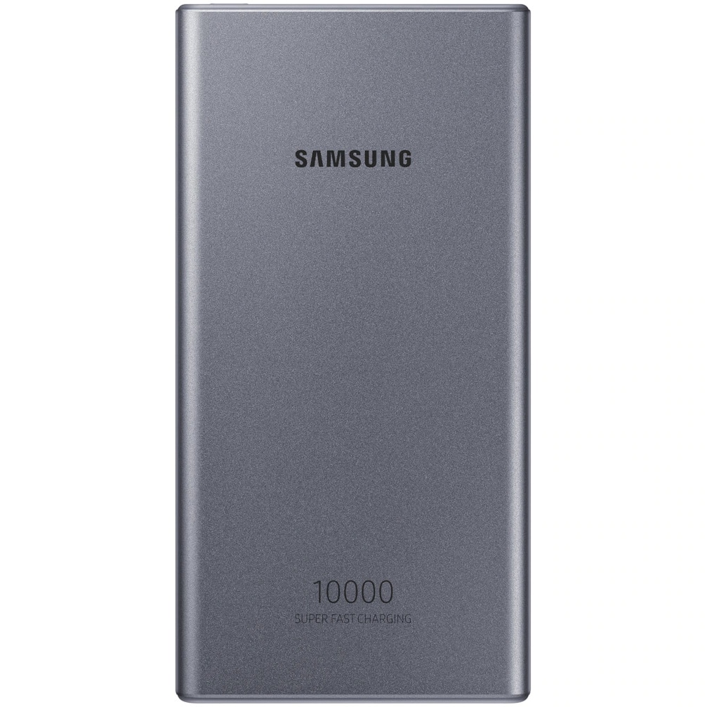 Acumulator Samsung, USB Type C, 10000 mAh, 25W, Dark Gray - eMAG.ro