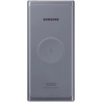 Acumulator extern wireless Samsung, 2 x USB Type C, 10000 mAh, 25W, Dark Gray Acumulator extern wireless Samsung, 2 x USB Type C, 10000 mAh, 25W, Dark Gray