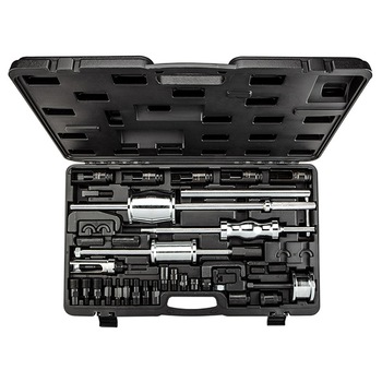 Set complet de extractoare injectoare cu ciocane inertiale, Neo Tools, 11-884, 15 piese Set complet de extractoare injectoare cu ciocane inertiale, Neo Tools, 11-884, 15 piese