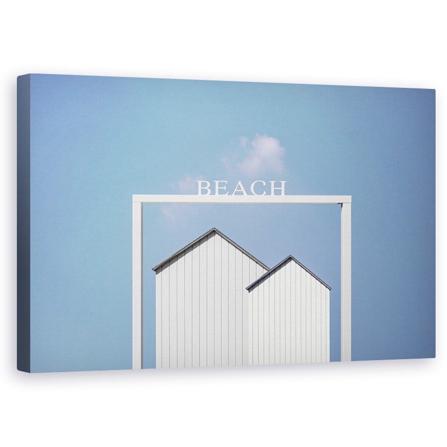 Tablou canvas - Plaja, Coasta, Scrisori, Text, 50 x 80 cm