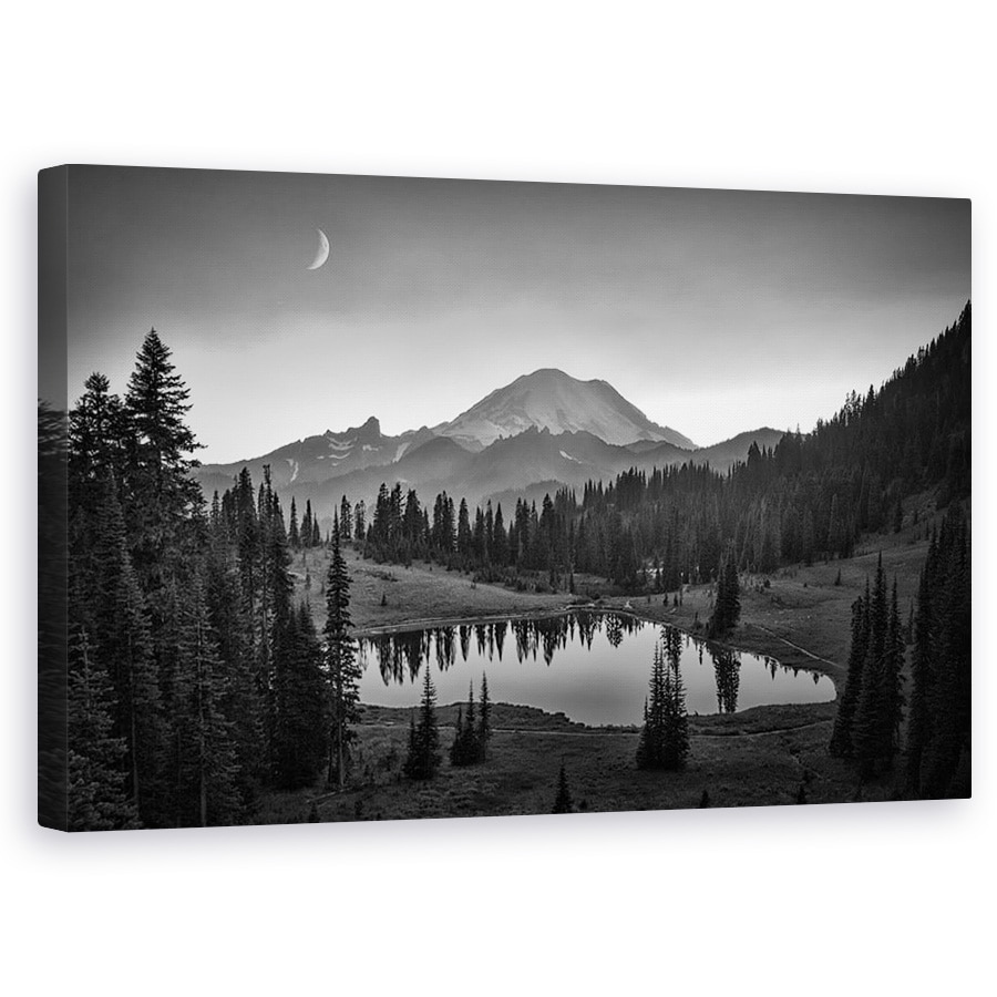 Tablou canvas - Muntele Ploios, Luna, Peisaj, Lac, 60 x 100 cm