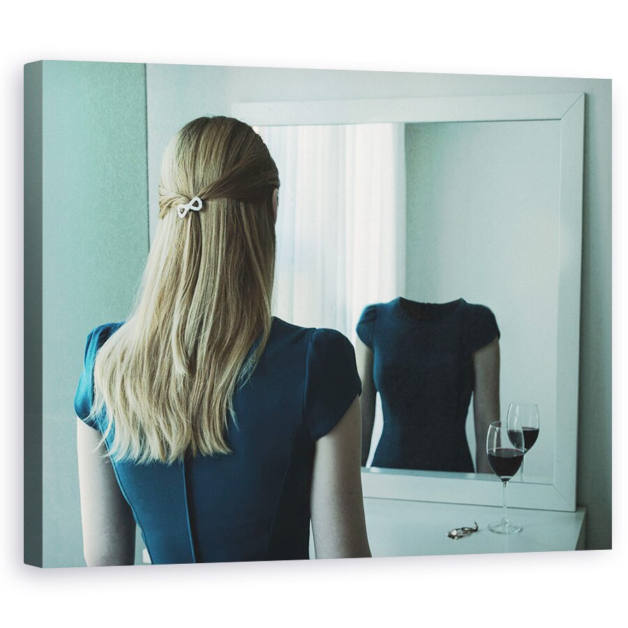 Tablou canvas - Gol Inauntru, Cap, Fata, Ireal, Conceptual, 60 x 75 cm