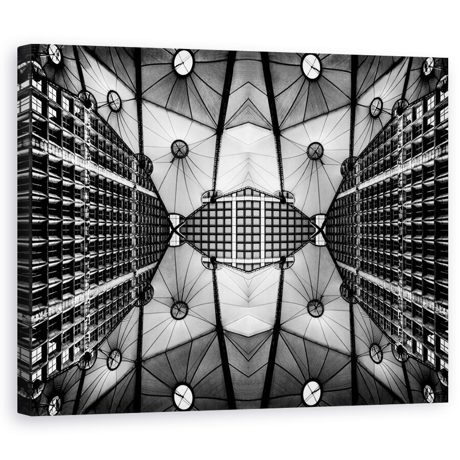 Tablou canvas - Fluture Urban, Arhitectura, Oras, Fluture, Paris, Modern, 80 x 100 cm