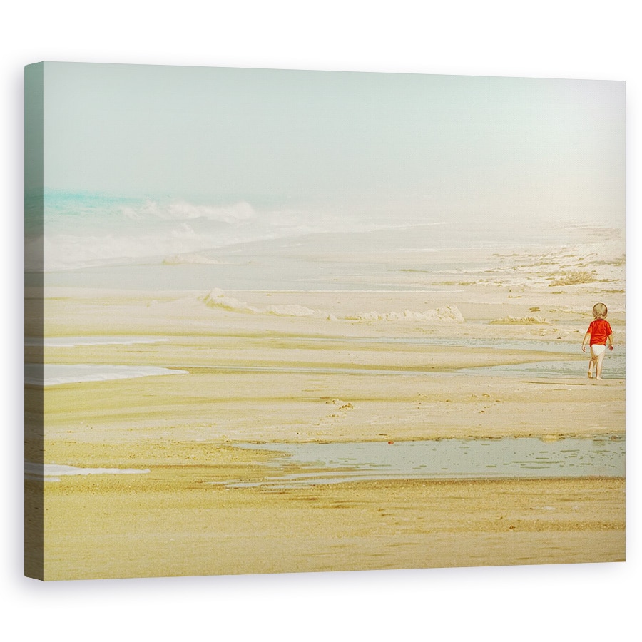 Tablou canvas - In Felul Meu, Tanar, Plaja, Copil, Baiat, Copil, 24 x 30 cm