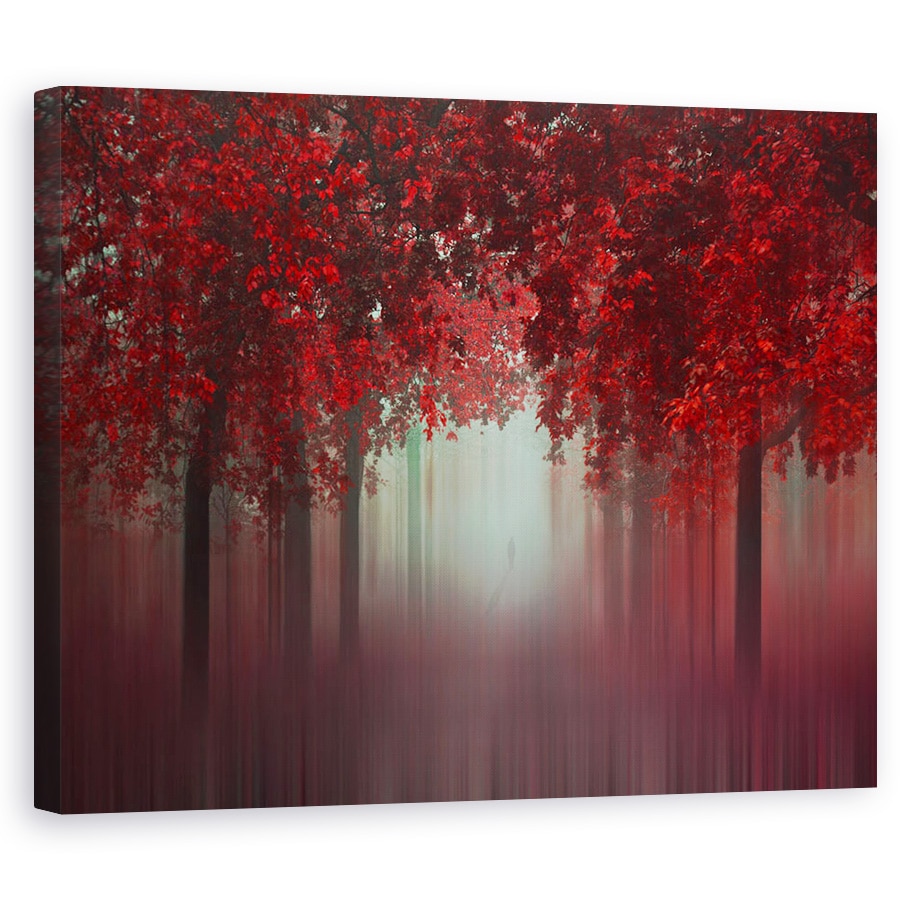 Tablou canvas - Din Dragoste, Padure, Copaci, Ceata, 24 x 30 cm