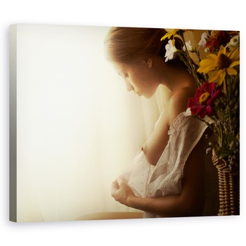 Tablou canvas - Perdea, Nud, Perdea, Lumina, Model, Femeie, 60 x 75 cm Tablou canvas - Perdea, Nud, Perdea, Lumina, Model, Femeie, 60 x 75 cm