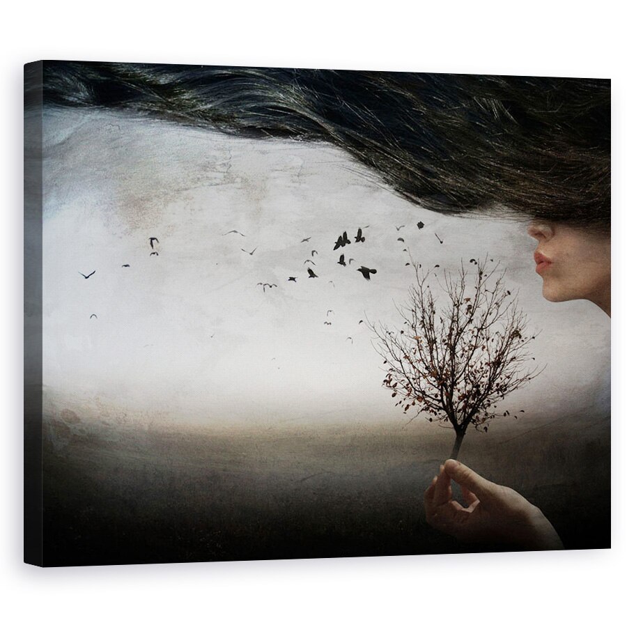 Tablou canvas - Stare De Spirit De Toamna, Par, Ireal, Imaginatie, Vis, 40 x 50 cm