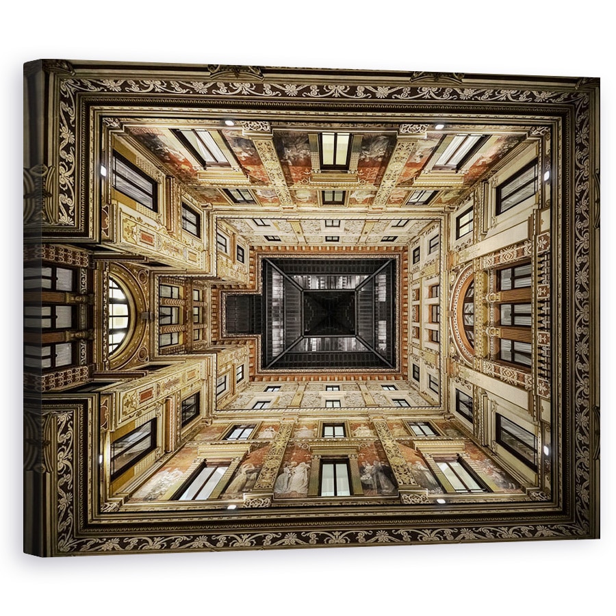 Tablou canvas - Galeria Sciarra, Rom, La Roma, Galerie, Sciarra, Fatada, 80 x 100 cm