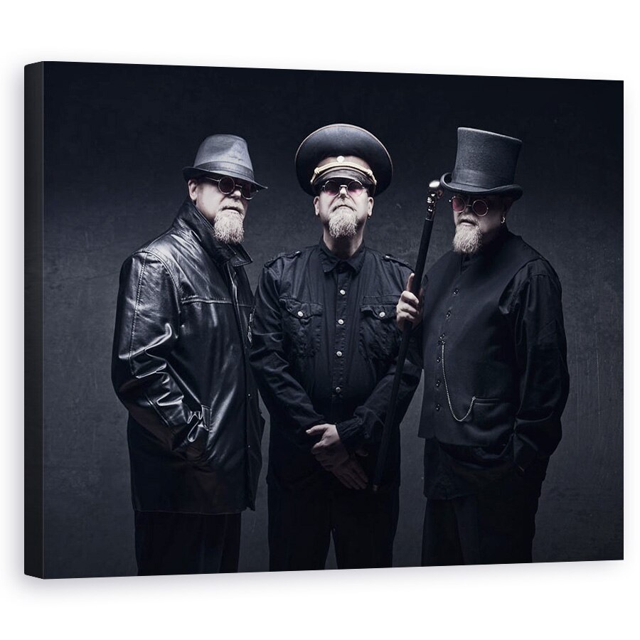 Tablou canvas - Fratii Rubidus, Autoportret, Barba, Baston, Lant, 24 x 30 cm