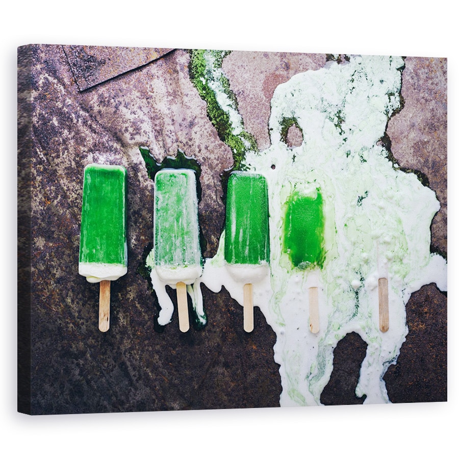 Tablou canvas - Zece Minute, Alimente, Verde, Stare De Spirit, Topit, Topire, 40 x 50 cm