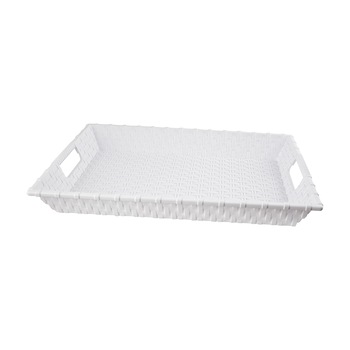 Tava tip ratan, 43cm, alba Tava tip ratan, 43cm, alba