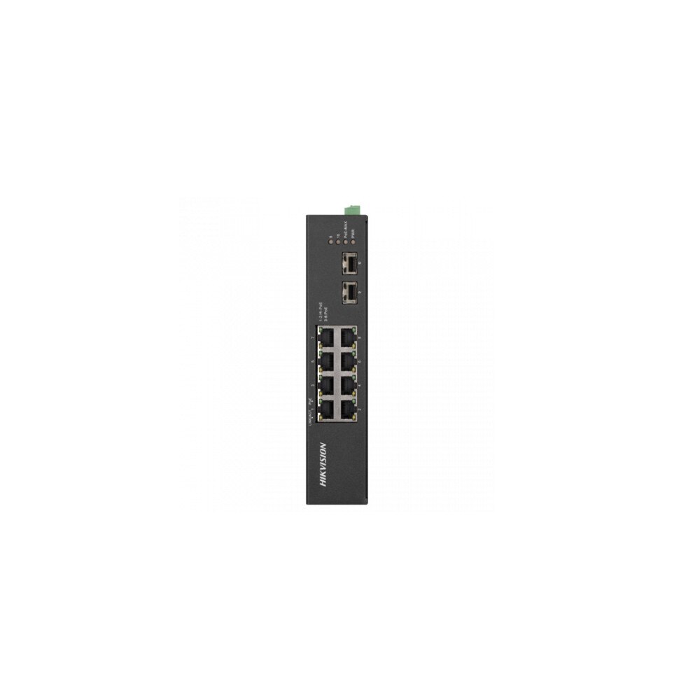 Switch 8 porturi Gigabit PoE 2 porturi uplink SFP - HIKVISION DS-3T0510HP-E-HS