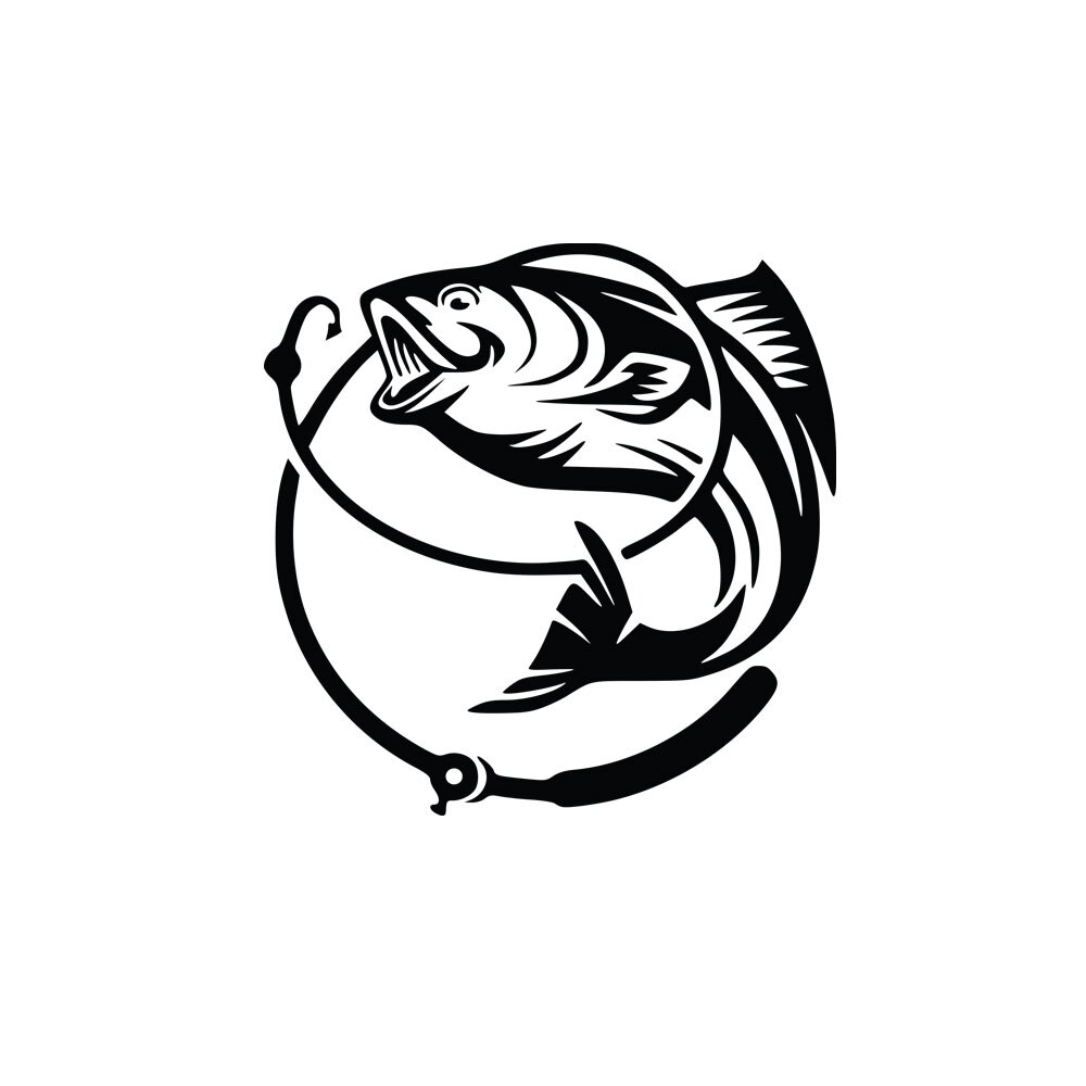 Set 2 x Sticker Auto Peste, Negru, 24 x 24 cm