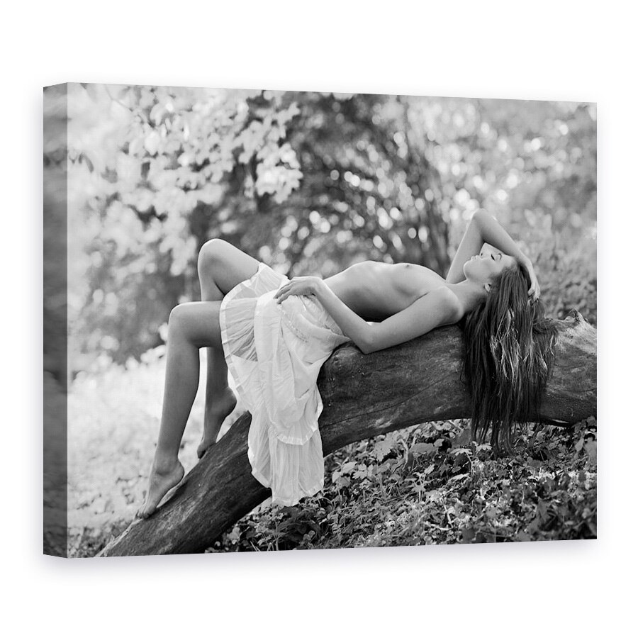 Tablou canvas - Relaxare, Nud, Dezbracat, In Aer Liber, Vara, 30 x 40 cm