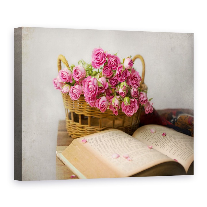 Tablou canvas - Premiul Meu, Flori, Trandafiri, Compozitie, 90 x 120 cm