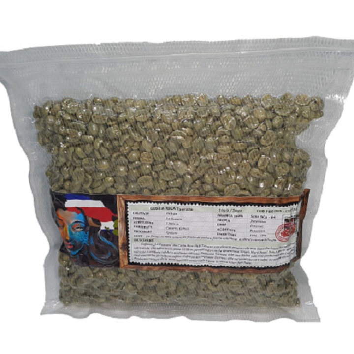 Cafea verde boabe, Kestar Coffee, COSTA RICA Tarrazu , Arabica 100%, 250 g