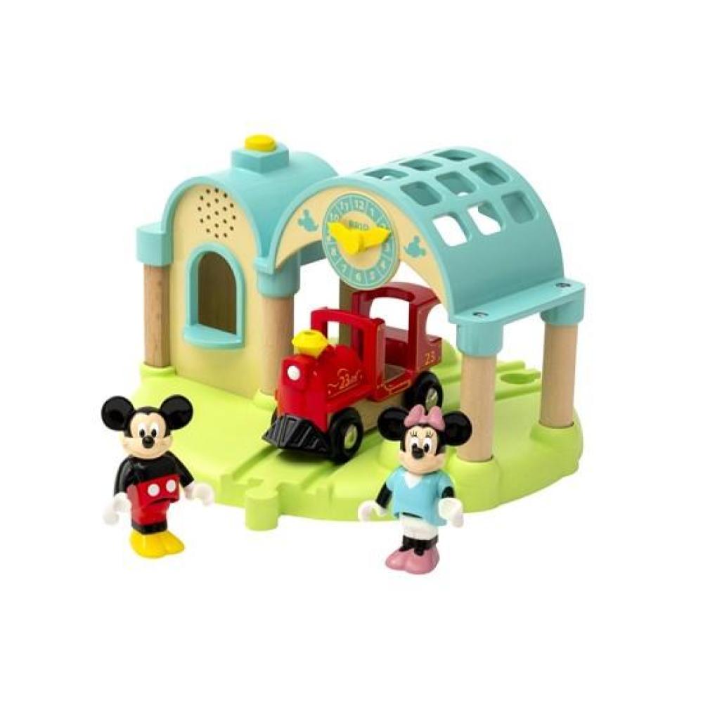 Gara Mickey Mouse cu inregistrare si redare Brio