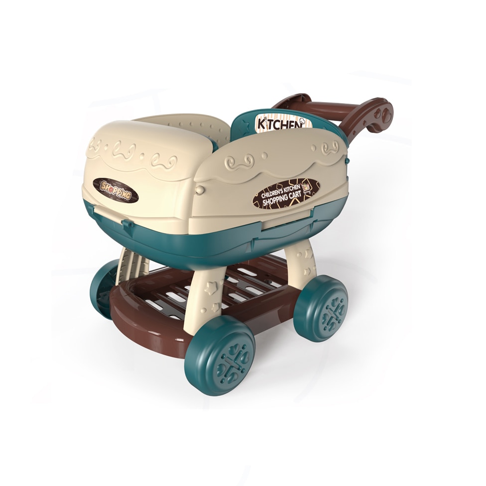 Комплект за игра M-Toys, Трансформираща се количка за супермаркет с ...