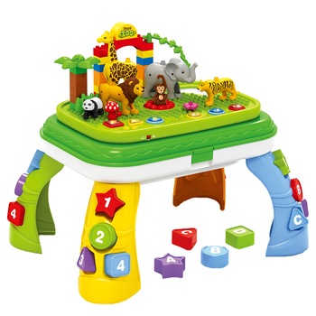 Masuta cu activitati M-Toys Smart cu 47 piese Masuta cu activitati M-Toys Smart cu 47 piese