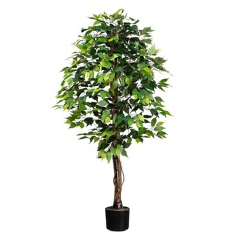 Copac artificial Ficus Benjamina cu trunchi natural 150 cm Copac artificial Ficus Benjamina cu trunchi natural 150 cm