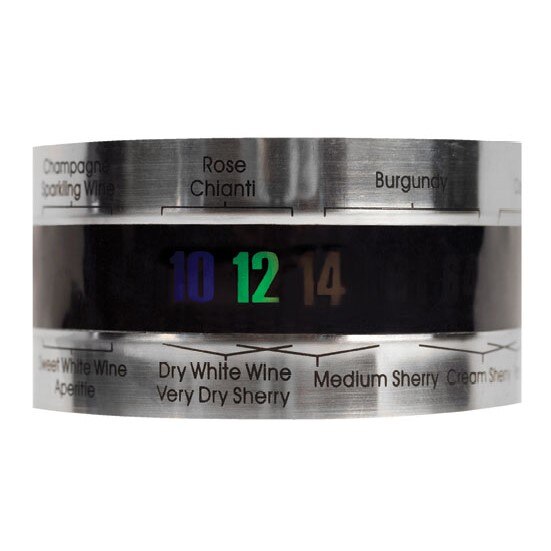 Termometru pentru vin, Kikkerland, metal