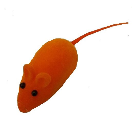 Jucarie Soricel Sonor pentru Pisici, 12 cm