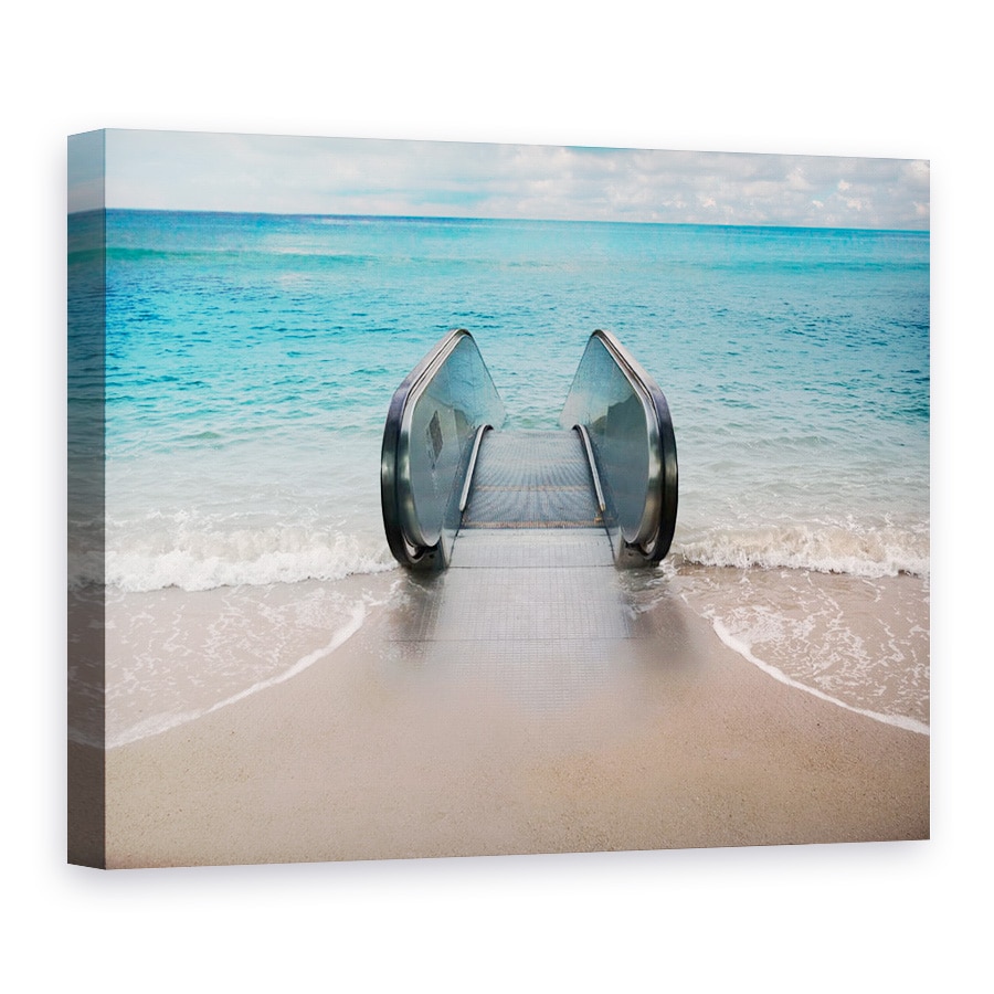 Tablou canvas - Scufundare, Ireal, Compozit, Plaja, Mare, Ocean, 90 x 120 cm