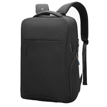 Mark Ryden - Smart Férfi hátizsák, Teljesen vízálló,15.6 Laptop, Esőkabát, USB és mikro USB, Karcolásmentes kártyatartózseb