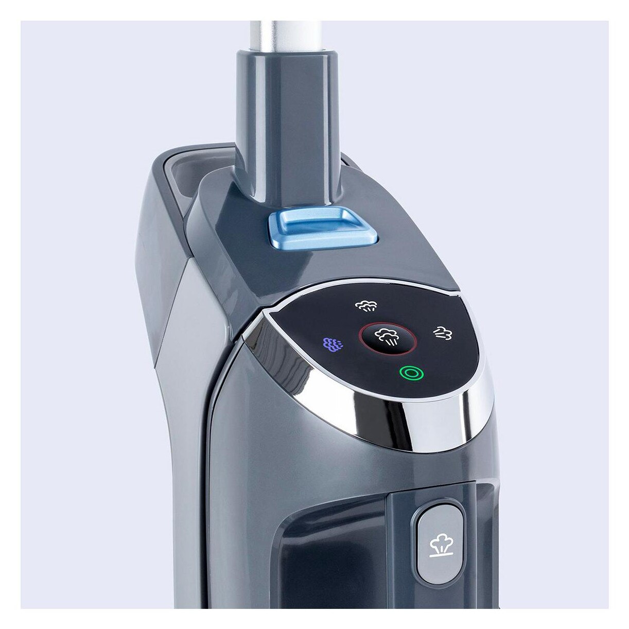 Mop cu abur H.Koenig, ARYA600, 3in1, cu functie de aspirare si curatare cu aburi, rezervor de apa detasabil, presiune 4 bar, incalzire rapida 30 secunde, capacitate rezervor praf 1 L, putere 1800 W, albastru