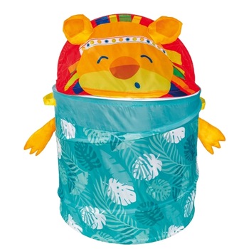 Cos pliabil pentru depozitarea jucariilor, Pop-up Toy Box Jungle, Imaginarium, cu geanta de transport Cos pliabil pentru depozitarea jucariilor, Pop-up Toy Box Jungle, Imaginarium, cu geanta de transport