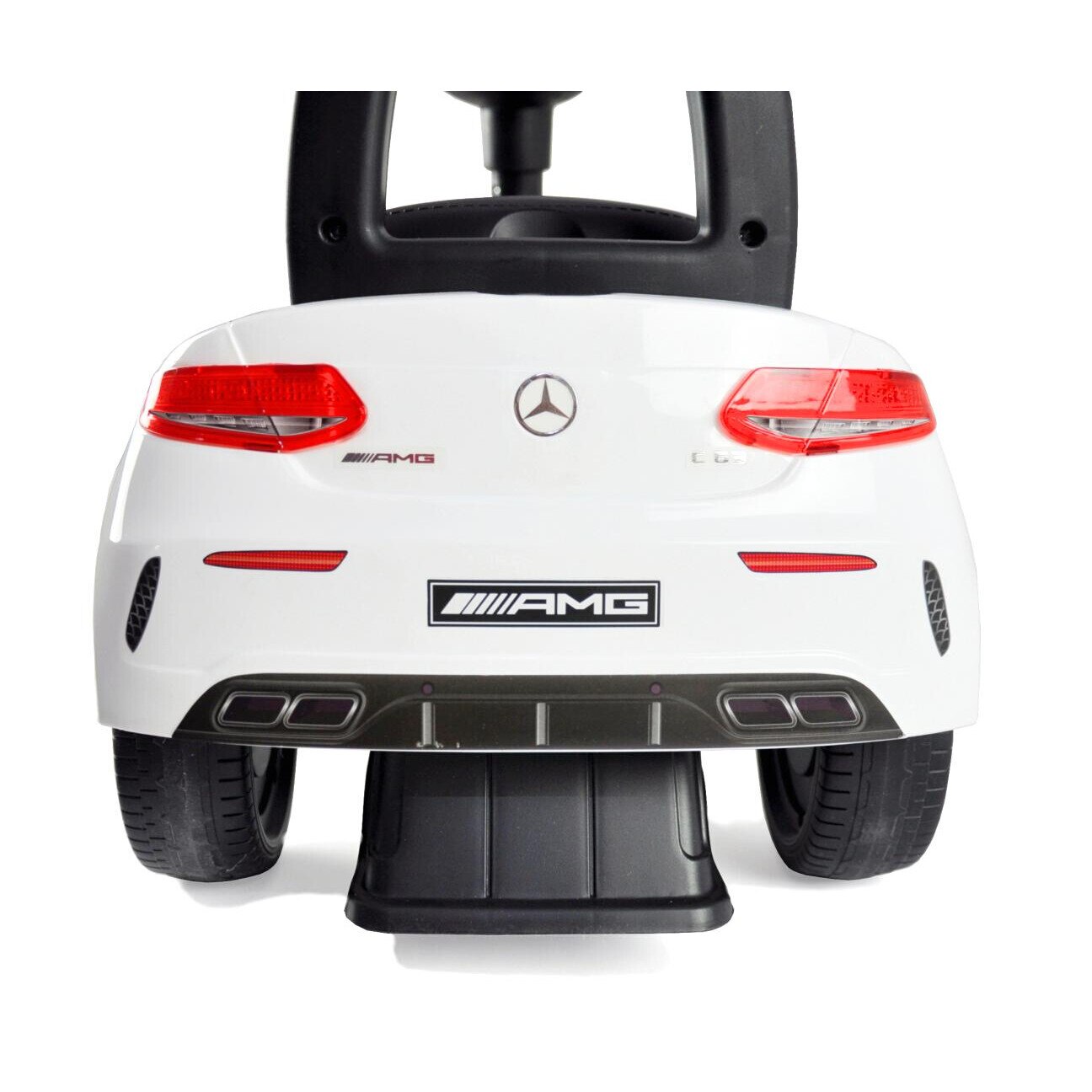 Milly Mally MERCEDES-AMG C63 Coupé - Loopauto - met duwstang - zwart