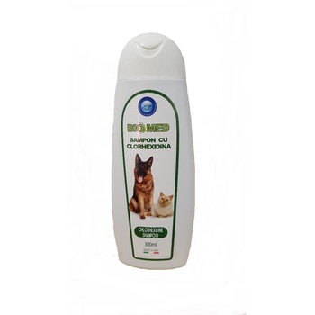 Sampon pentru Caini cu Clorhexidina Bio Med, 300 ml Sampon pentru Caini cu Clorhexidina Bio Med, 300 ml