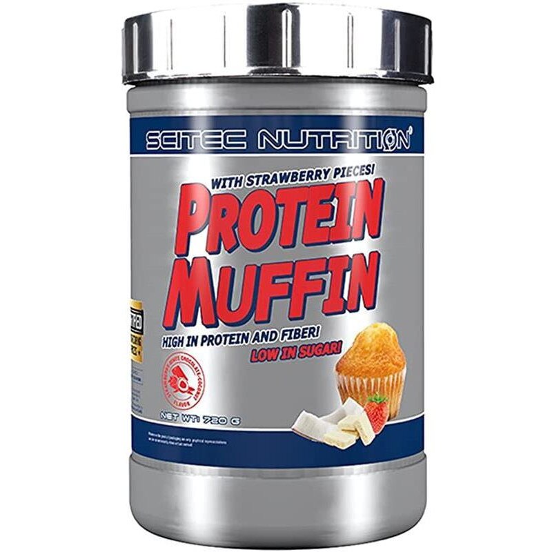 Supliment Alimentar Protein Muffin Capsuni Ciocolata Cocos 720 grame Scitec Nutrition