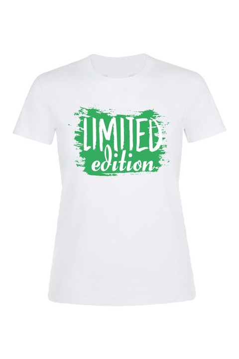 Tricou dama, alb, bumbac, XL, LIMITED EDITION