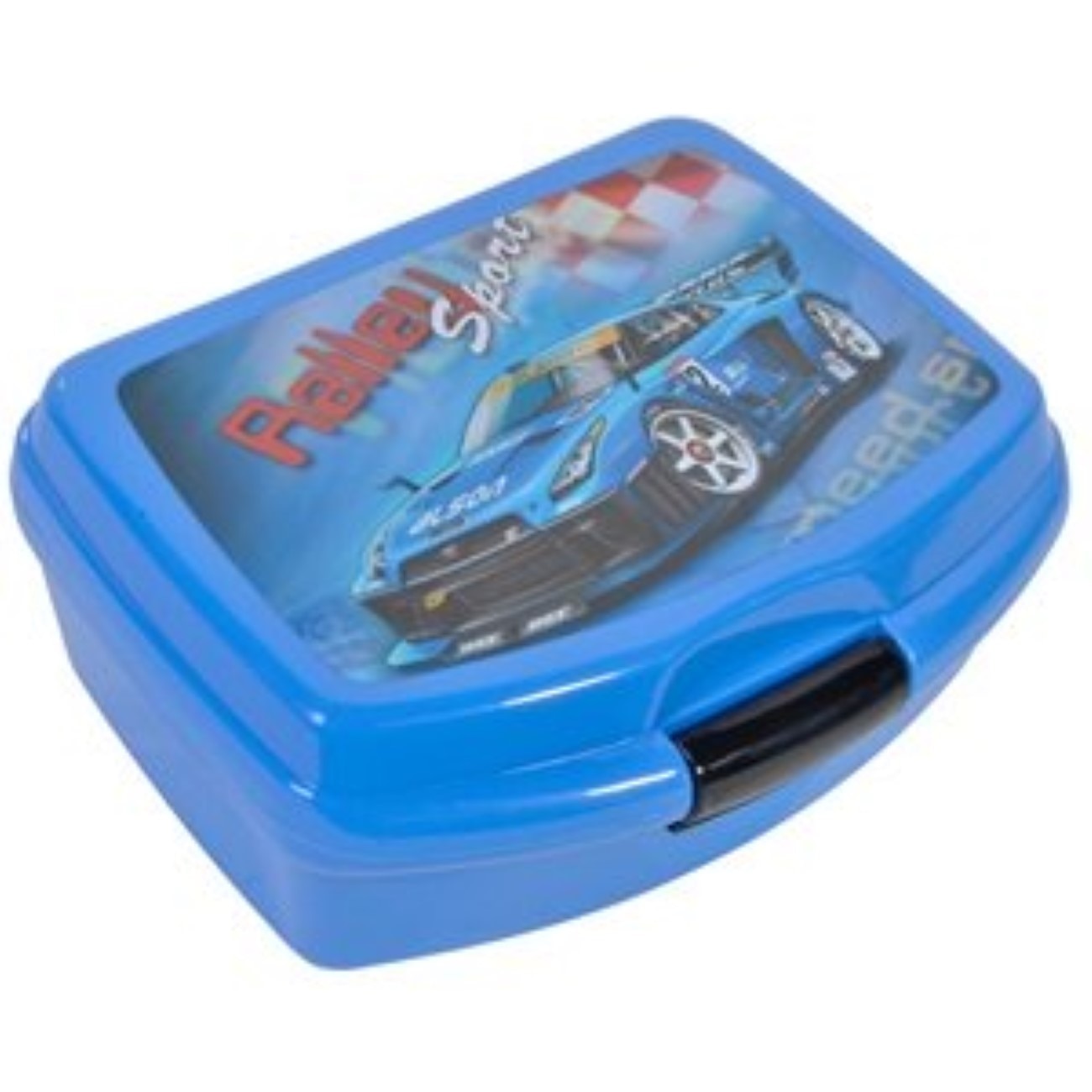 Cutie mancare tip lunchbox, masina, multicolora