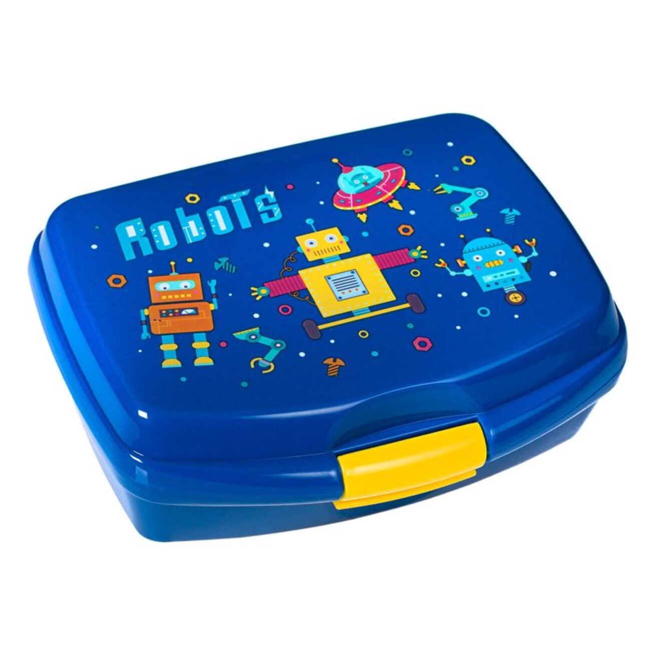 Cutie mancare tip lunchbox, roboti, multicolora
