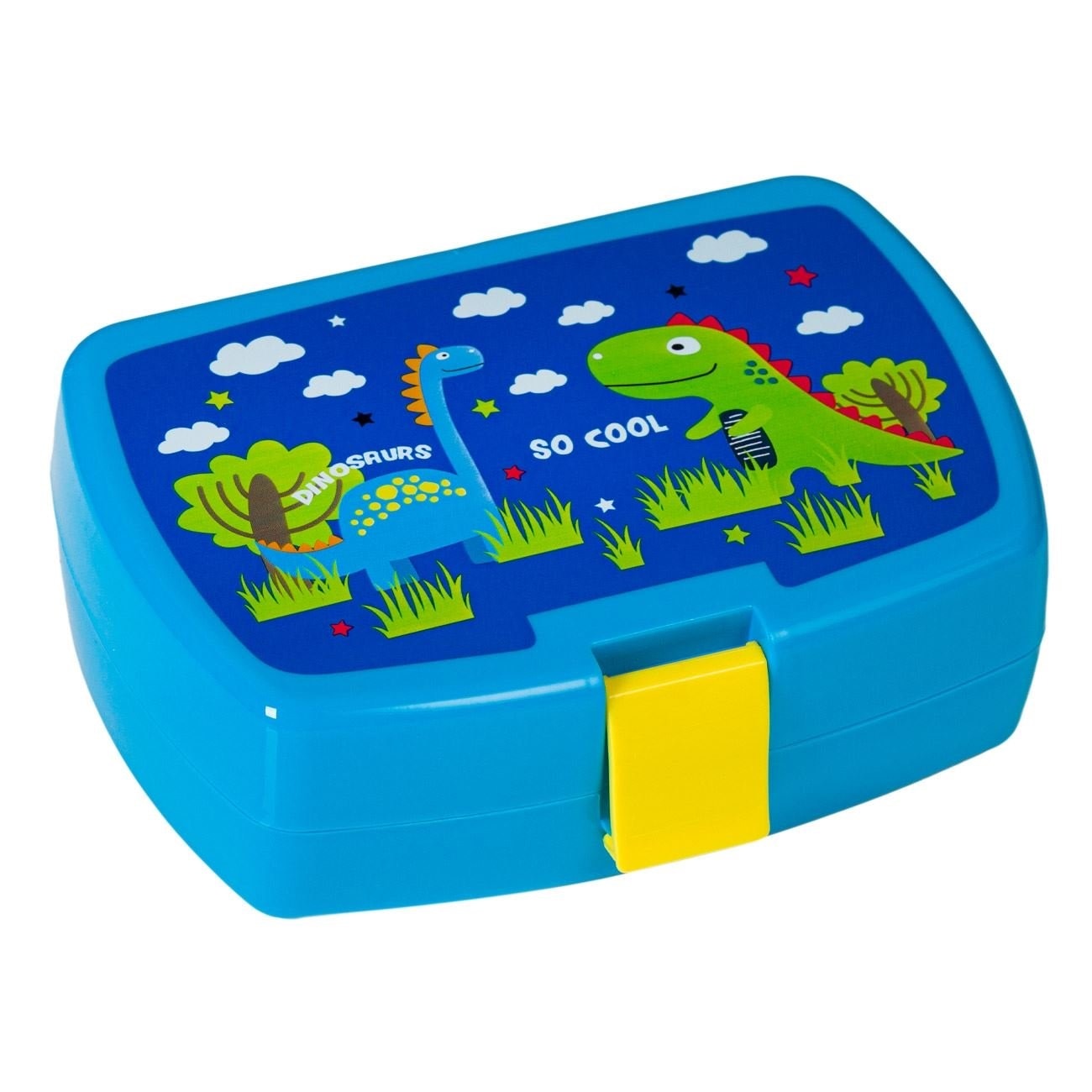 Cutie mancare tip lunchbox, dinozaur, multicolora