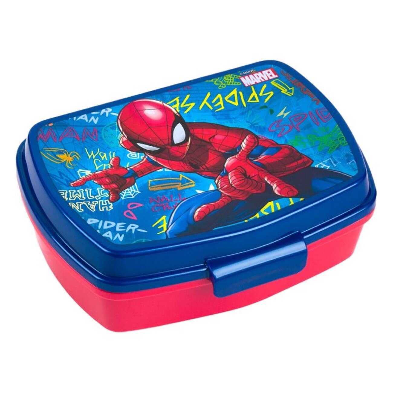 Cutie mancare tip lunchbox, Spiderman, multicolora