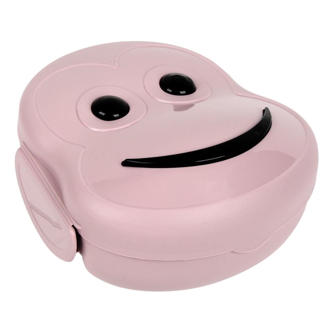 Cutie mancare tip lunchbox, maimuta, roz