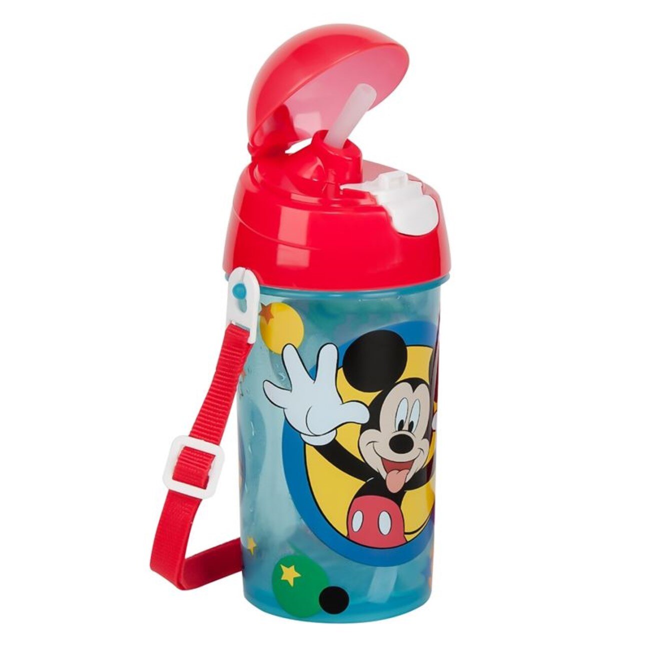 Sticla de apa, suc,cu capac,Minnie,multicolora