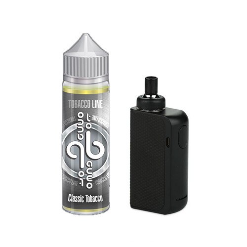 Set Tigara Electronica Joyetech eGo AIO Box 2100mAh - Negru + Lichid Classic Tobacco QB Mix Line 0 mg, 50 ml