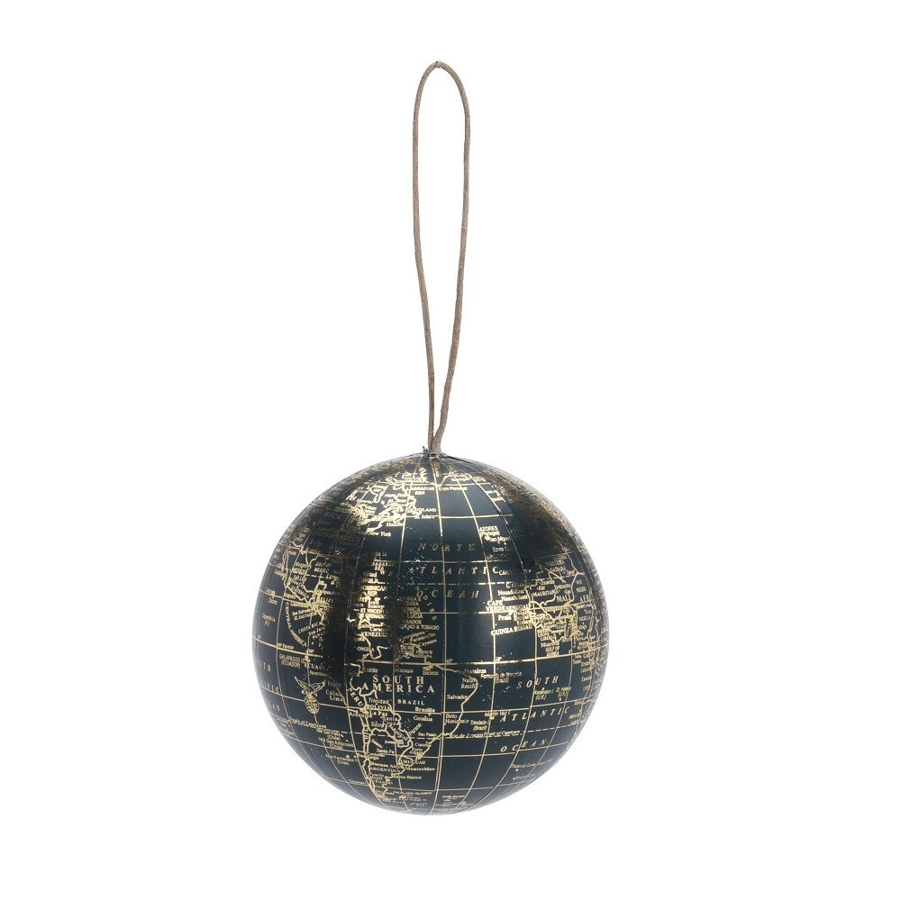 Decoratiune glob pamantesc cu agatatoare, 10 cm
