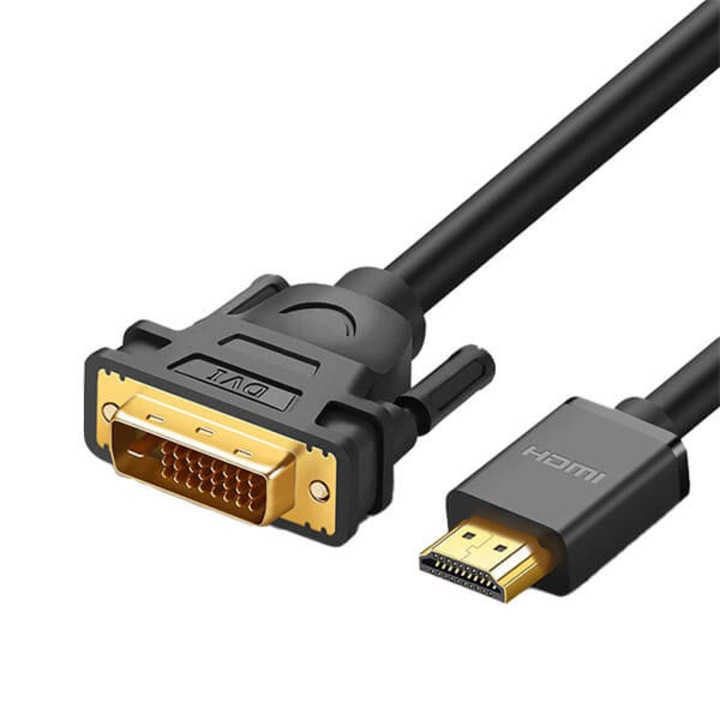 HDMI-DVI kábel Ugreen 30116, 1080p, 30AWG, 1 m, fekete