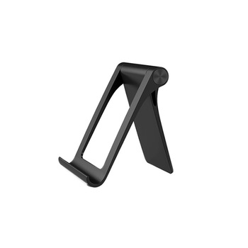 Suport universal de birou pentru telefon sau tableta, pliabil si portabil, negru Suport universal de birou pentru telefon sau tableta, pliabil si portabil, negru