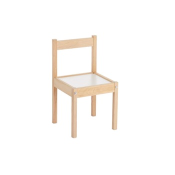 Scaunel cu spatar din lemn pentru copii, 28 x 28 x 50 cm Scaunel cu spatar din lemn pentru copii, 28 x 28 x 50 cm
