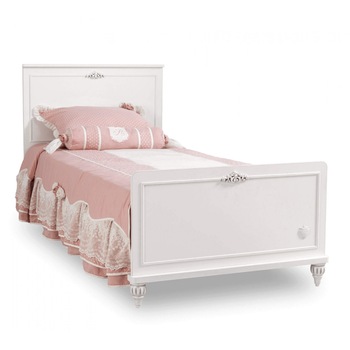 Pat pentru copii Colectia Romantica 100x200 cm Pat pentru copii Colectia Romantica 100x200 cm