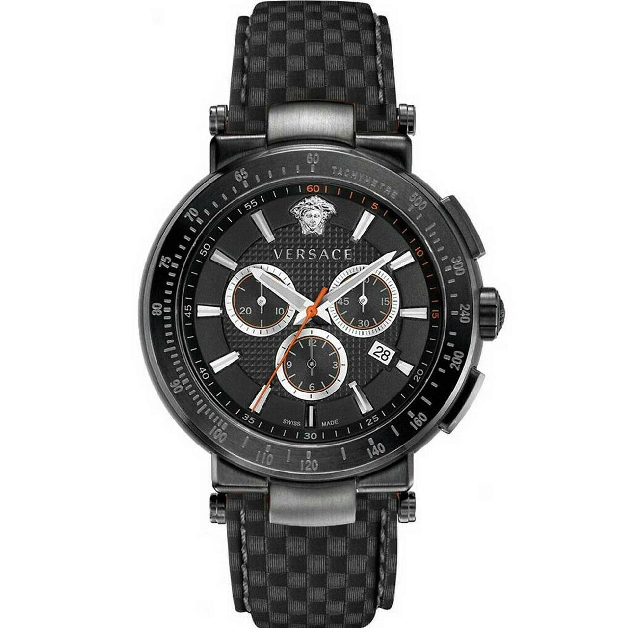 Ceas barbatesc Versace VEFG02020, Quartz, 43mm, 5ATM, Negru