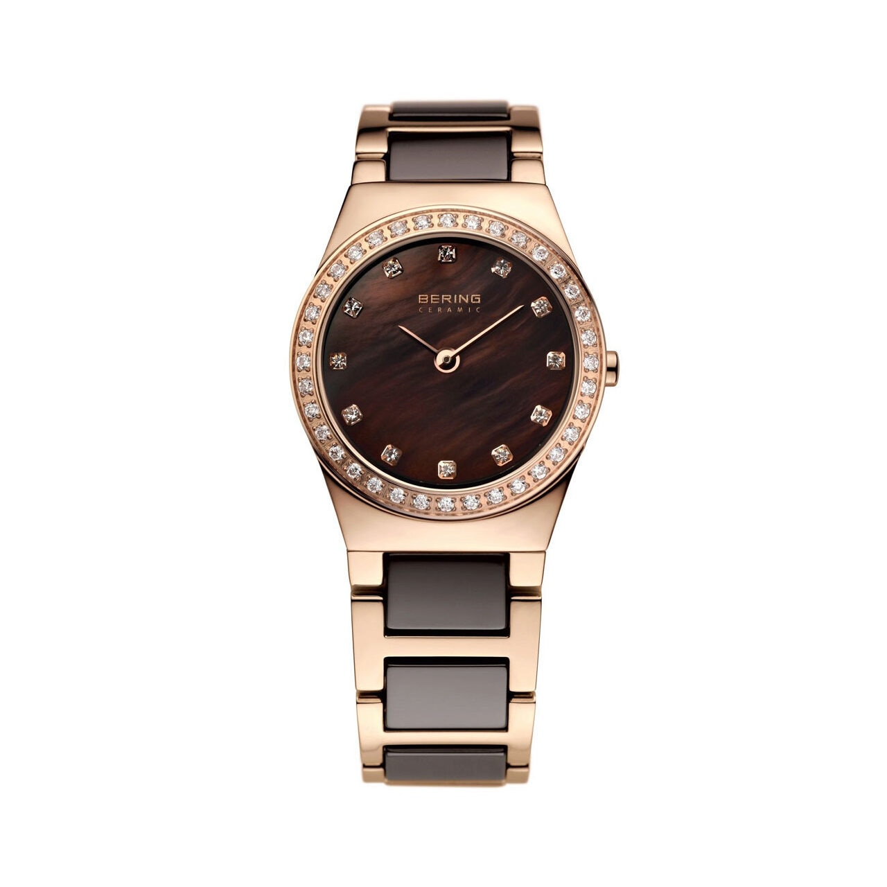 Ceas de dama Bering 32426-765, Quartz, 26mm, 5ATM, Auriu