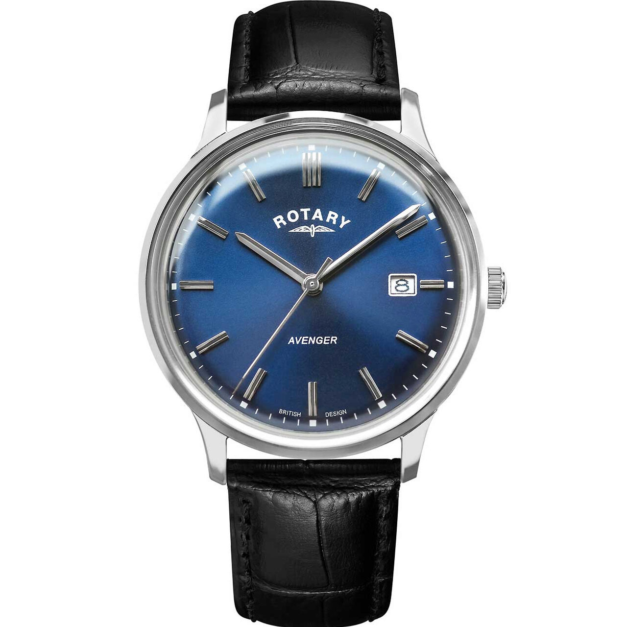 Ceas barbatesc Rotary GS05400/05, Quartz, 36mm, 5ATM, Argintiu